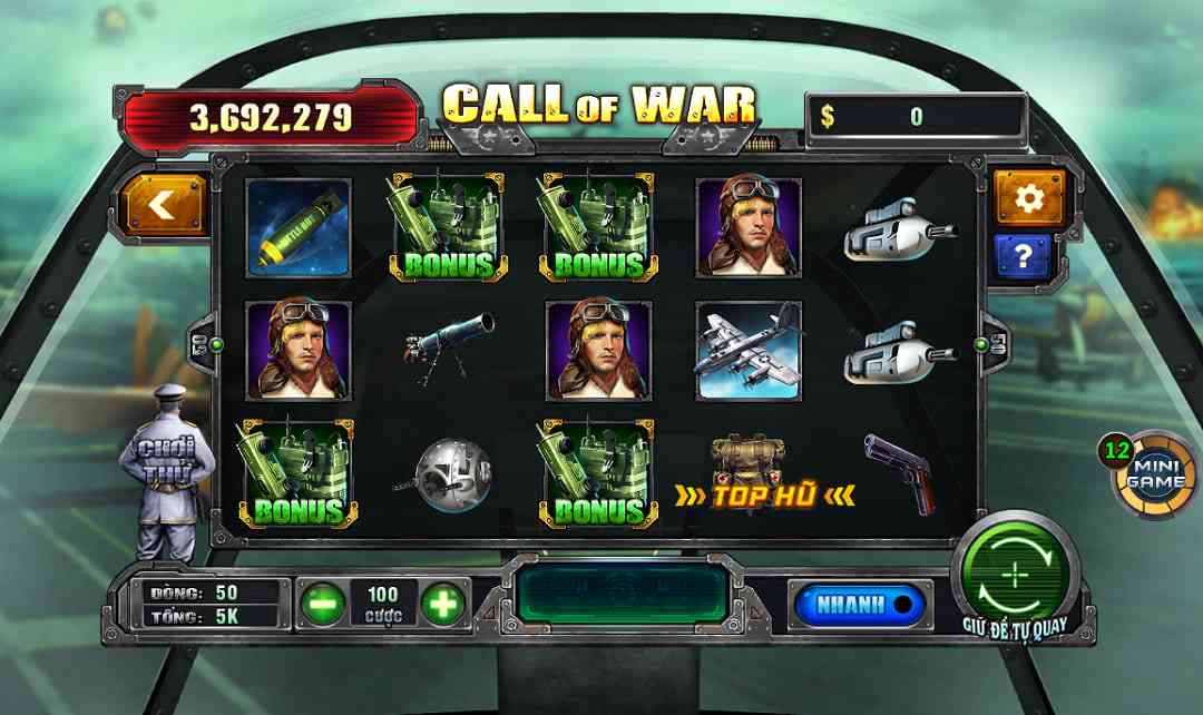 Call of War B52 được giới người chơi đánh giá cao